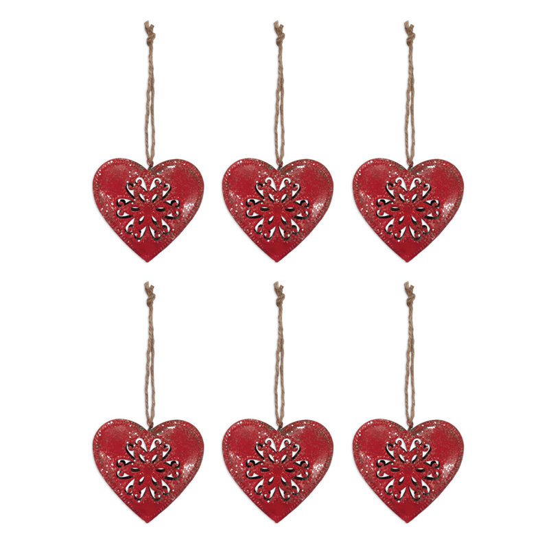 The Holiday Aisle® Red Heart Holiday Shaped Ornament Wayfair